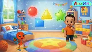 The Shape Song | Learning Song For Kids | Agcademy | Kids Cartoons