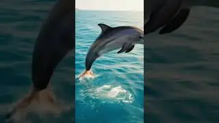 #happy dolphin, # dancing dolphins, # cute dolphin, # naughty dolphin, # dolphin on skateboard,