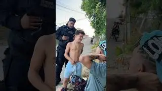 Capit&atilde;o pitomba, gago , lukinhas- ele t&aacute; atr&aacute;s de mim n&eacute;? #humor #deupolicia #policia