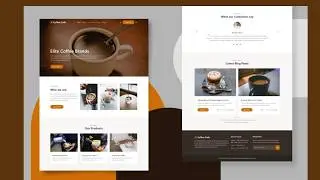  Coffee Caf&eacute; Website Using HTML CSS & JavaScript ☕ | Modern Responsive Design#javascript#css#reactjs