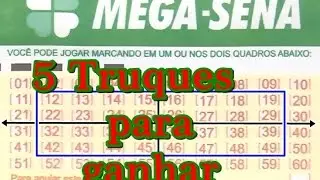 Truques para ganhar na mega sena