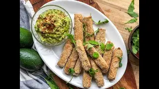 FINGERS CRUJIENTES DE TOFU! * Fingers veganos y Sin freir | Saboreanda