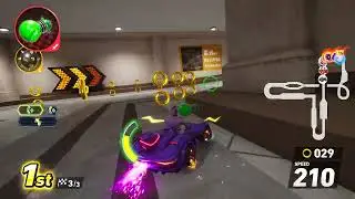 Sonic Racing CrossWorlds - Blaze gameplay in Wonder Museum
