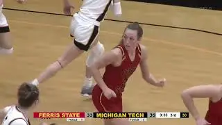 Ferris State vs Michigan Tech Women's | GLIAC Highlights