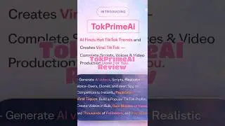 TokPrimeAI Review 🚀 AI Tool for Viral TikTok Growth (2026)  #ai #artificialintelligence #aitools