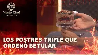 Puro riesgo con el postre trifle en el equipo de Dami&aacute;n Betular - Masterchef Celebrity