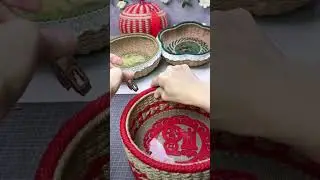 Handmade Rope Basket with PVC Board, Super DIY Idea for Beginners 13 #diy #handmade #craft