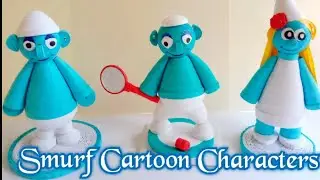 How to make the 3D Smurf Nickelodeon Cartoon characters through paper quilling