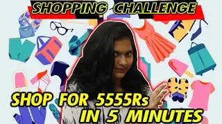 SHOPPING FOR ₹5555 IN 5 MINUTES WITH MOM ||#Sneholic