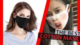 Breathable Washable and Reusable Comfy Cotton Adjustable Cotton Mask for Men & Women - Black