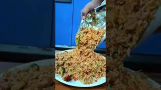 (Very Fast) Chicken Fried Rice Eating Challenge Without Water- Food Challenge - Food Eating -Tamil