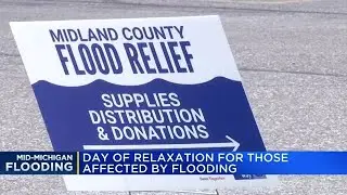 Event gives local flood victims a break from stress, provides mental health services