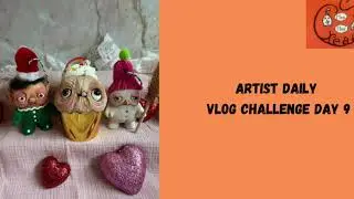 Artist Vlog Challenge Day 9, Working on orders!