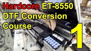 Конвертация Pro-Level ET-8550 DTF: установка системы подачи чернил — полный курс (часть 1)