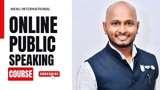 Work Smarter, Not harder | ME4U | Master Speakers Club | Public Speaking Course Online | Part 1