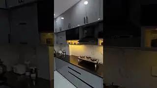 Modern Grey Modular Kitchen Cabinet Design | Latest Kitchen Interior Ideas 2025#kitchencabinets#2025