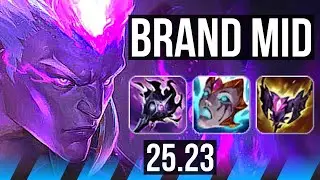 BRAND vs NAAFIRI (MID) | EUW Diamond | 25.23