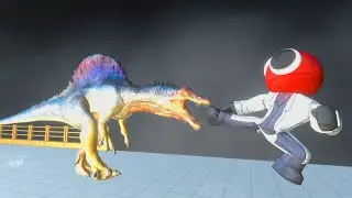 Rainbow Friends Red VS All Unit, Underwater Deathrun - Animal Revolt Battle Simulator