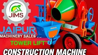 Tower lift machine installation process | earn 3000-4000 thousands per day #construction #lift #kota