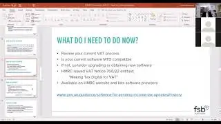 Webinar #MTD4 Making Tax Digital (MTD) - Update on MTD Compliance