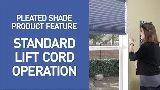 Standard Pull Cord for Pleated Shades - QuickDemo