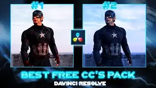 BEST FREE Cinematic LUT Pack 🎬 | DaVinci Resolve (CC)