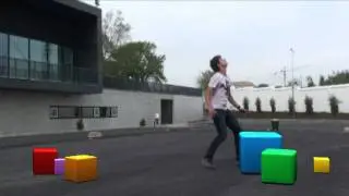 Falling Cubes - 3D Animation