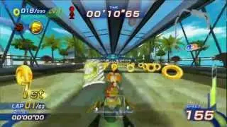 Sonic Free Riders: Dolphin Resort (Expert / Free Race) [1080 HD]