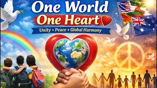 One World One Heart | Unity, Peace & Global Harmony | Inspirational Visuals📝 