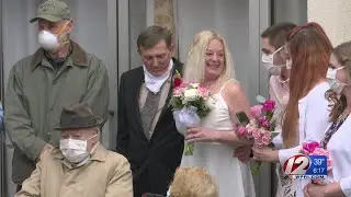 Couple moves up wedding over COVID-19 concerns