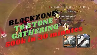 Albion Online Blackzone T6 Stone Gathering