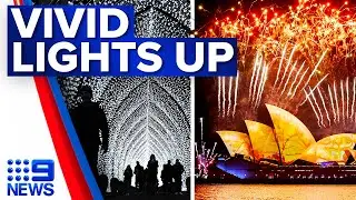Vivid Sydney lights up with &lsquo;biggest&rsquo; program ever | 9 News Australia
