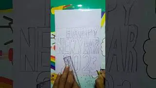 Happy New Year drawing #shorts