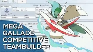 Mega Gallade Competitive Team Building (Pokemon Showdown ORAS OU Facecam)