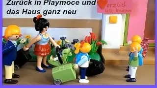 Zur&uuml;ck in Playmoce und das Haus ganz neu Playmoce Familie Meiners Playmobil Film Deutsch
