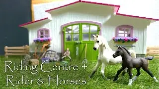 Schleich Stopmotion Unboxing | Riding Centre With Rider & Horses (2016) | Set 42344