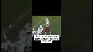 John Lennon's death announced on Monday Night Football #johnlennon #mnf #howardcosell ￼