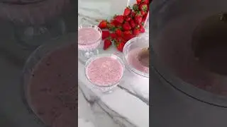 🍓 Клубничное суфле. Рецепт в описании видео #десерты #рецептынакаждыйдень #рецепты #shorts