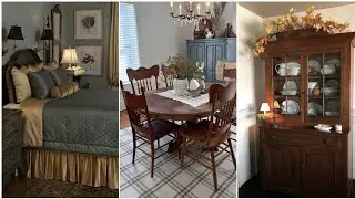 Vintage style Cottage Home decorating ideas. Farmhouse, Decor Inspiration. #vintagestyle #homedecor