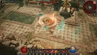 Titan quest 2 - | Reaver | Rage Crit Whirlwind Vs level 50 Hippokampos