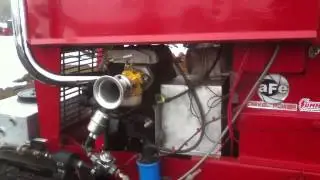 Cub cadet pulling tractor