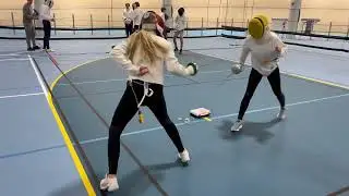 Semi-Finale i fekting NTGU konkurranse i Asker