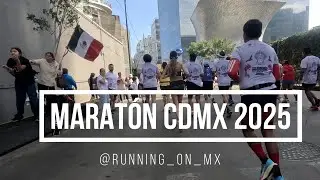 Maratón Telcel CDMX 2025. Carrera completa. México City Marathon