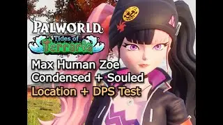 Zoe (No Grizzbolt) DPS Test (See Description) - Palworld Tides of Terraria