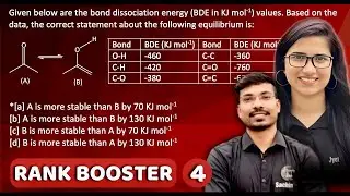 Rank Booster by J Chemistry | Bond dissociation energy organic chemistry | General Organic Chemistry