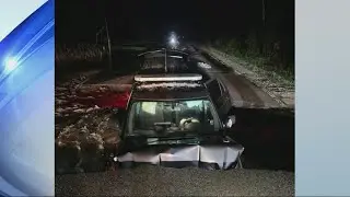 Oconto County Sheriff crashes into water