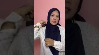 Tutorial hijab segi empat mudah di coba, #tutorialhijab #style #subscribe