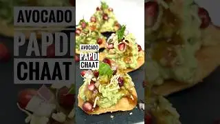 🥑✨Avocado Papdi Chaat ✨🥑 #chaat #diwali #quickrecipes #snacks