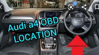 Audi A4 OBD location