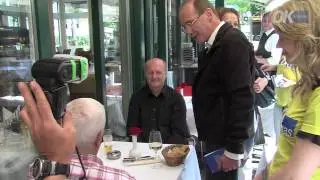 Am Naschmarkt mit Othmar Karas